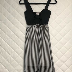 High-Low Striped Summer Dress